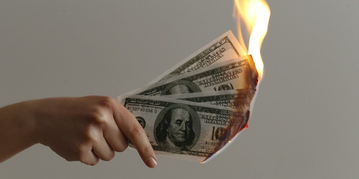 US dollar bill close-up representing financial ratios for small business owners