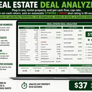Real Estate Deal Analyzer