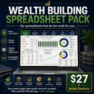 Wealth Building Spreadsheet Pack