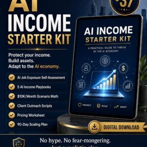 AI Income Starter Kit — Protect your income and build assets in the AI economy
