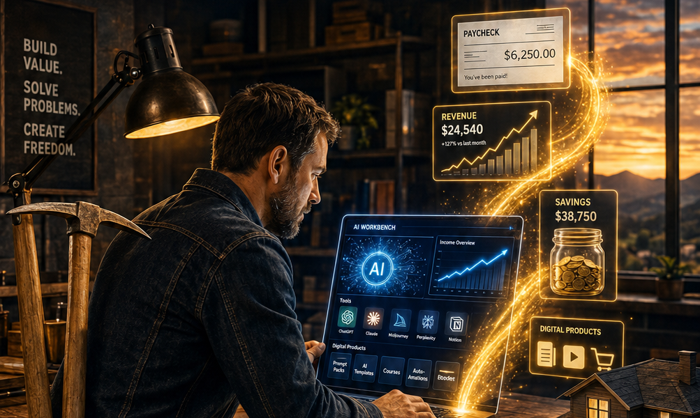 In the AI gold rush, sell the tools, a picks and shovels approach to building an AI income story