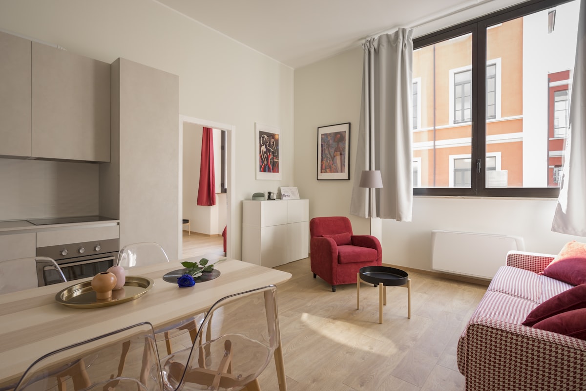 Small rental apartment interior a landlord analyzes rent and expenses for before setting the price